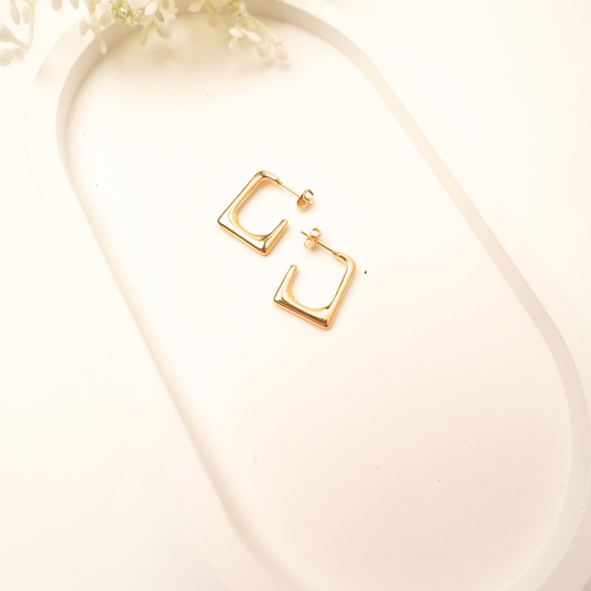 Ashara Sleek Edge Hoops