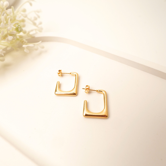Ashara Sleek Edge Hoops