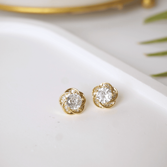 Ashara Eternal Bloom Stud Earrings