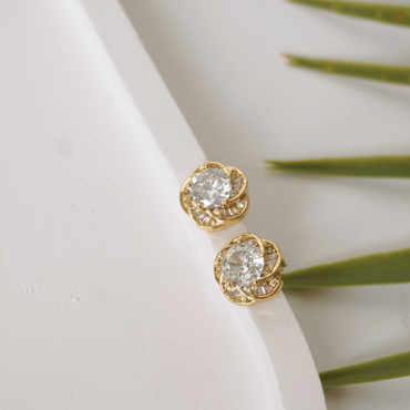 Ashara Eternal Bloom Stud Earrings