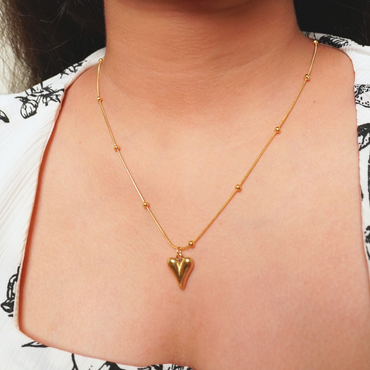 Ashara Golden Heartbeat Necklace