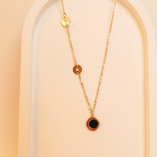 Ashara Noir Orbit Necklace