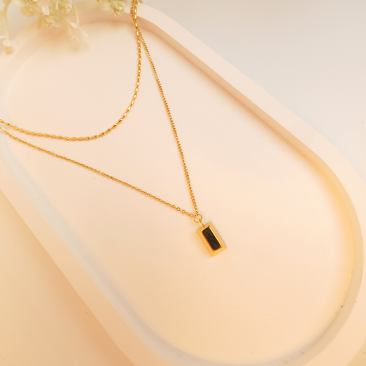 Ashara Gold Luxe Duo Necklace