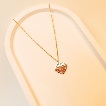 LoveLight Cutout Heart Pendant Necklace