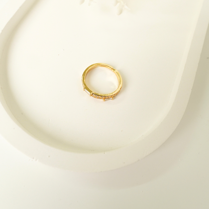 Ashara Luxe Baguette Ring | Adjustable