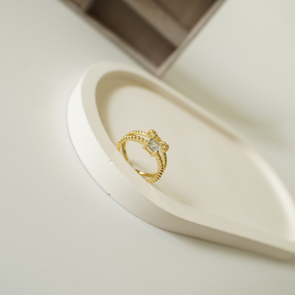 Golden Hour Stacking Ring|Adjustable