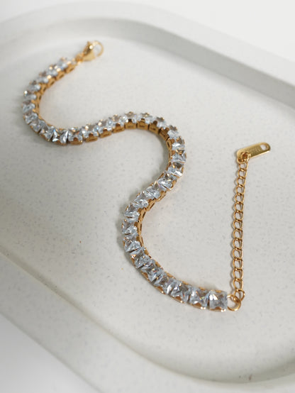 Aurora Square Tennis Bracelet
