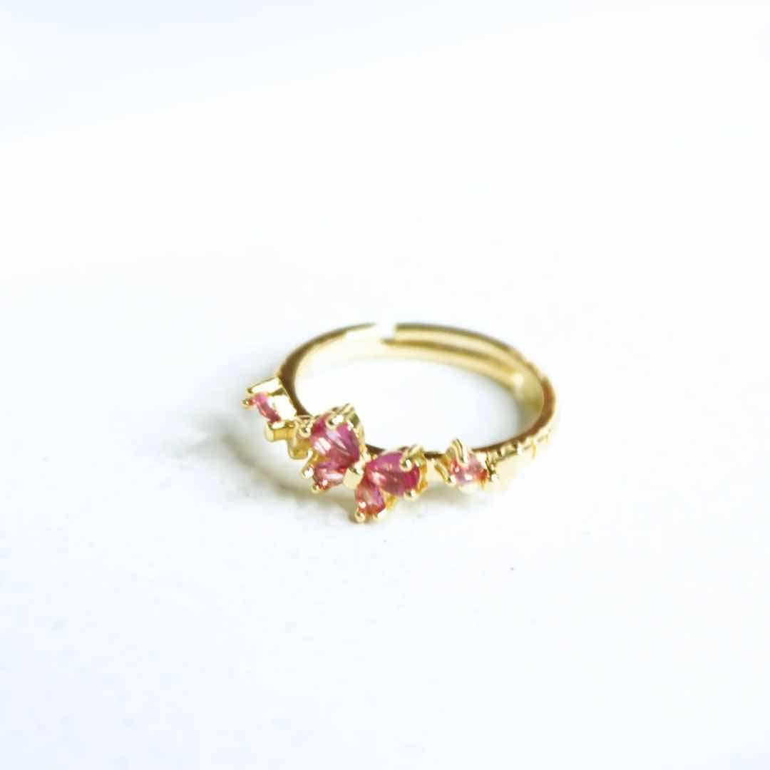 Blossom Beauty Gold-Plated Ring