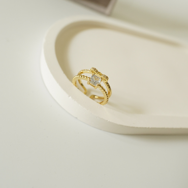 Golden Hour Stacking Ring|Adjustable