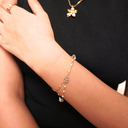 Ashara Emerald Flow Bracelet