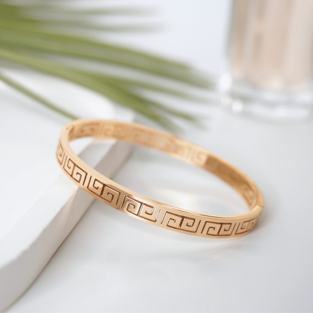 Eterna Greca Bangle Bracelet