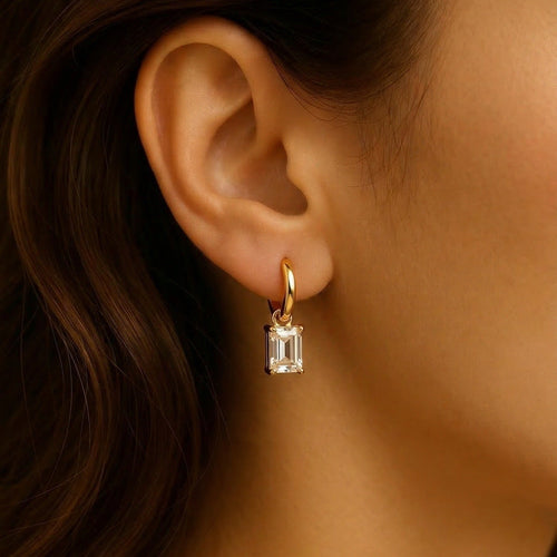 Ethereal Drop Earrings – 18K gold-plated stainless steel drop earrings