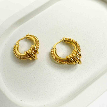 Regalia Twisted Hoop Earrings