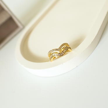 Ashara Waves of Grace Ring Duo|Adjustable