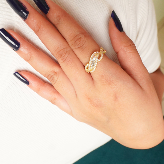 Golden Mirage Ring