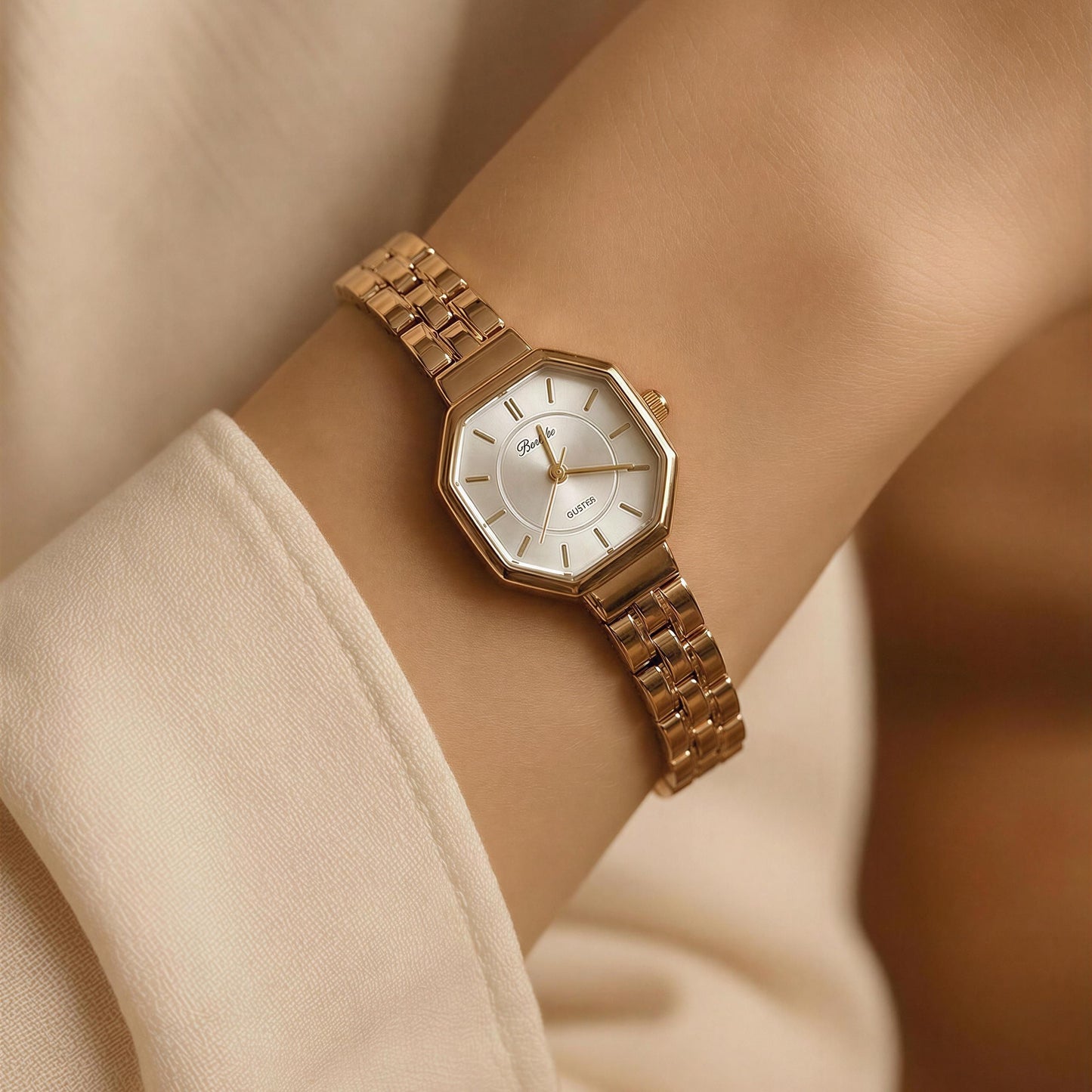 Aurelle Minimal Gold Watch