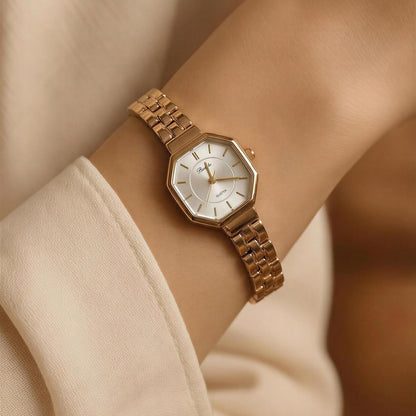 Aurelle Minimal Gold Watch