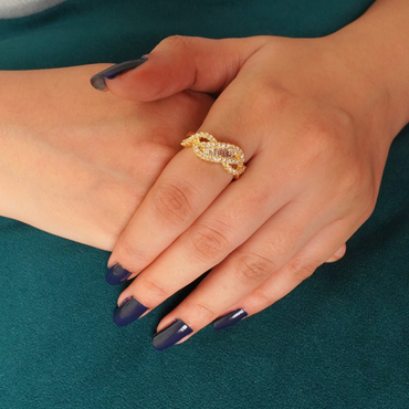 Golden Mirage Ring