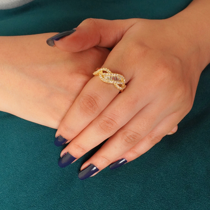 Golden Mirage Ring