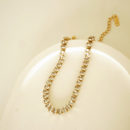 Ashara Oval Elegance Tennis Bracelet