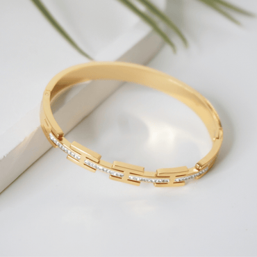 Radiance Link Bangle Bracelet - Tiny Wrist