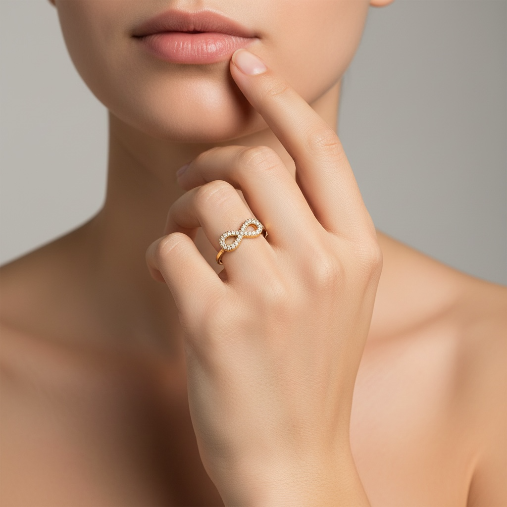 Evera Infinity Crystal Ring