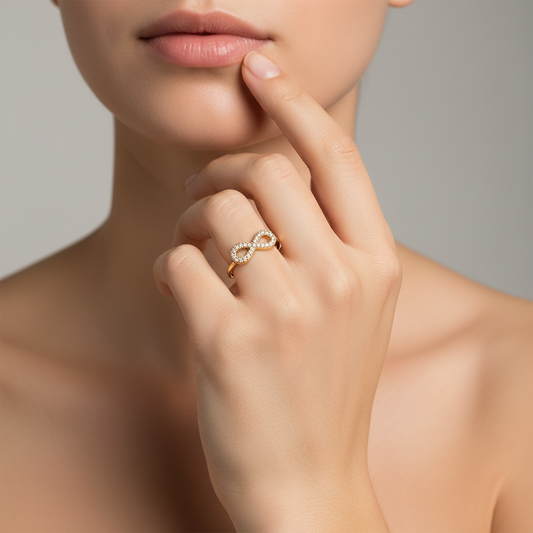 Evera Infinity Crystal Ring