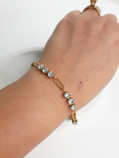 Luna Link Crystal Bracelet