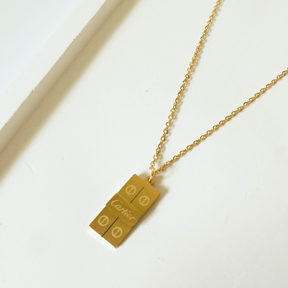 Ashara Luxe Tag Pendant