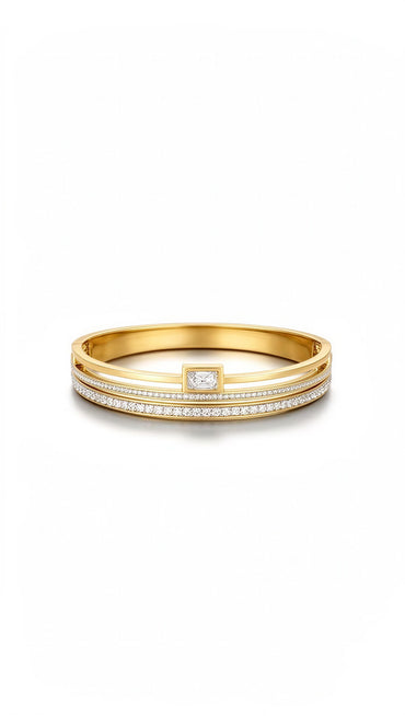 Aurelia Luxe Crystal Bangle Bracelet