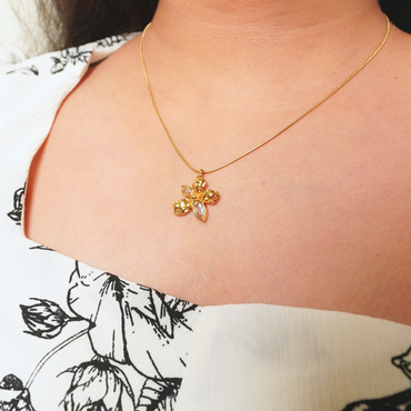 Ashara Golden Bloom Necklace