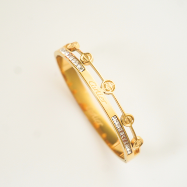 Carti Muse Dual-Band Gold Bracelet – Tiny Wrist