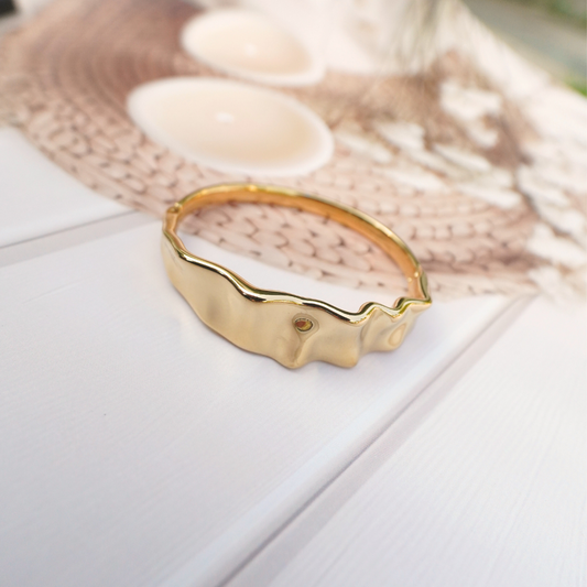 Ashara Molten Wave Bangle