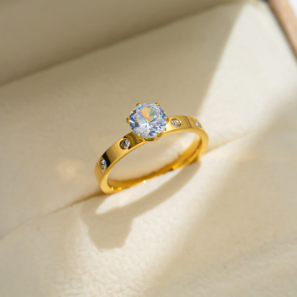 Ashara Eternal Glow Solitaire Ring