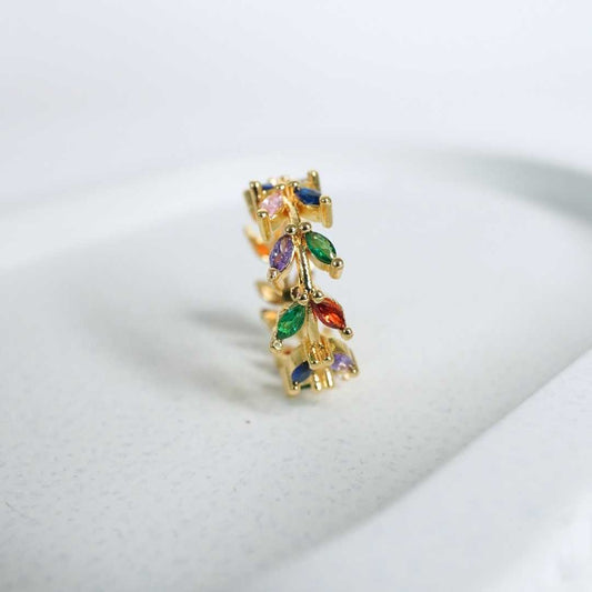 Flora Aura Adjustable Gold-Plated Ring