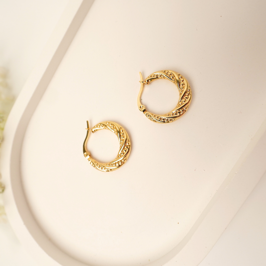 Ashara Etched Glow Hoops