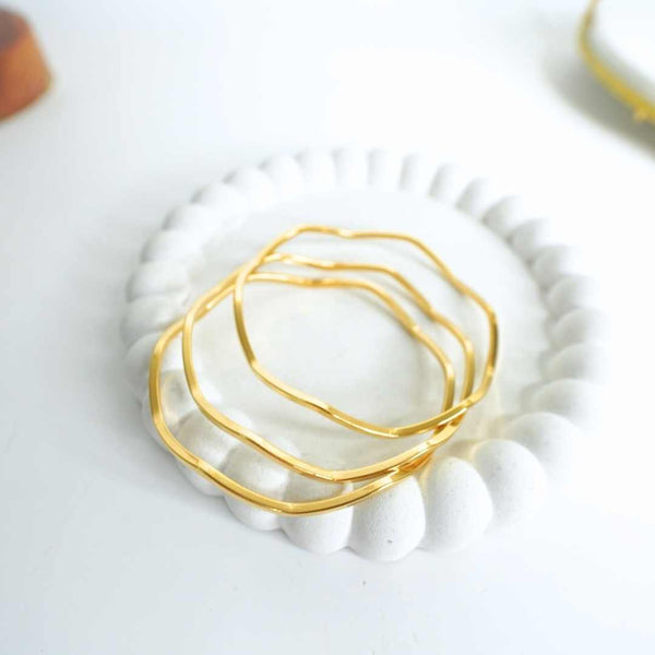 Aurea Wave Bangles- Tiny Wrist