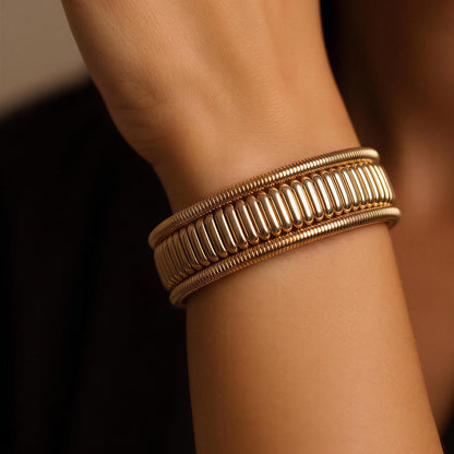 Aurea Sculpted Cuff Bracelet