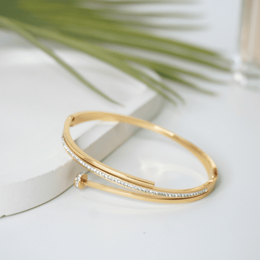 Ashara Dual Band Crystal Bracelet