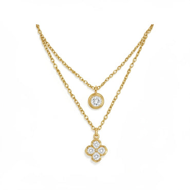 Fleur Double Layer Necklace