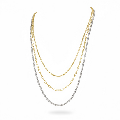 Elara Luxe Triple Layer Necklace