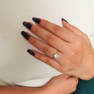 Ashara Eternal Glow Solitaire Ring