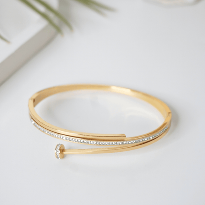 Ashara Dual Band Crystal Bracelet