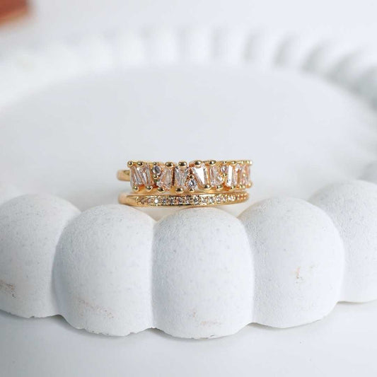 Eterna Luxe Adjustable Gold-Plated Ring