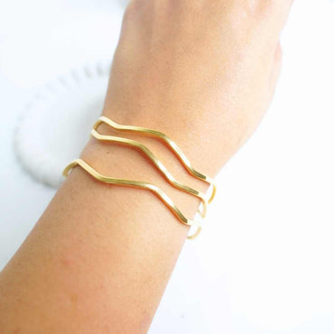 Aurea Wave Bangles