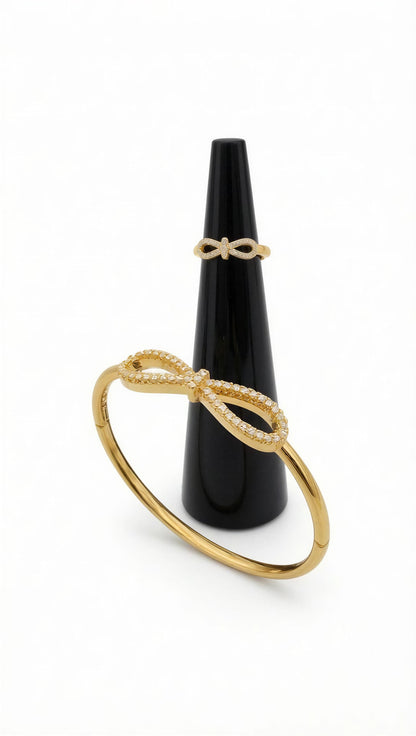 Bow Belle Bracelet & Ring Set