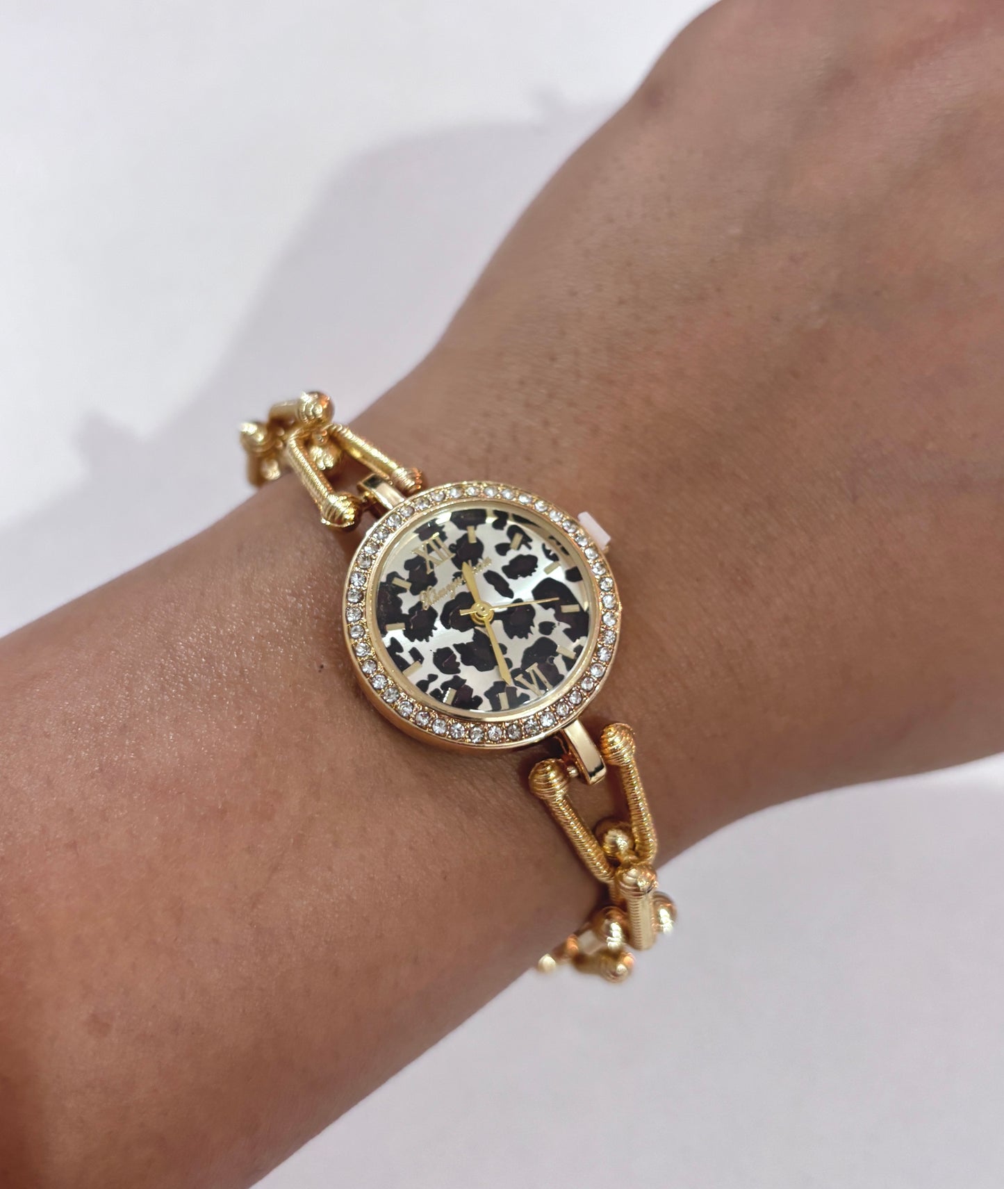 Wild Luxe Leopard Watch Bracelet