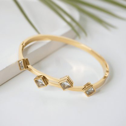 Ashara Crystal Square Bracelet
