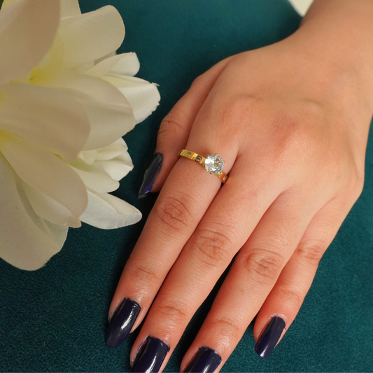 Ashara Eternal Glow Solitaire Ring