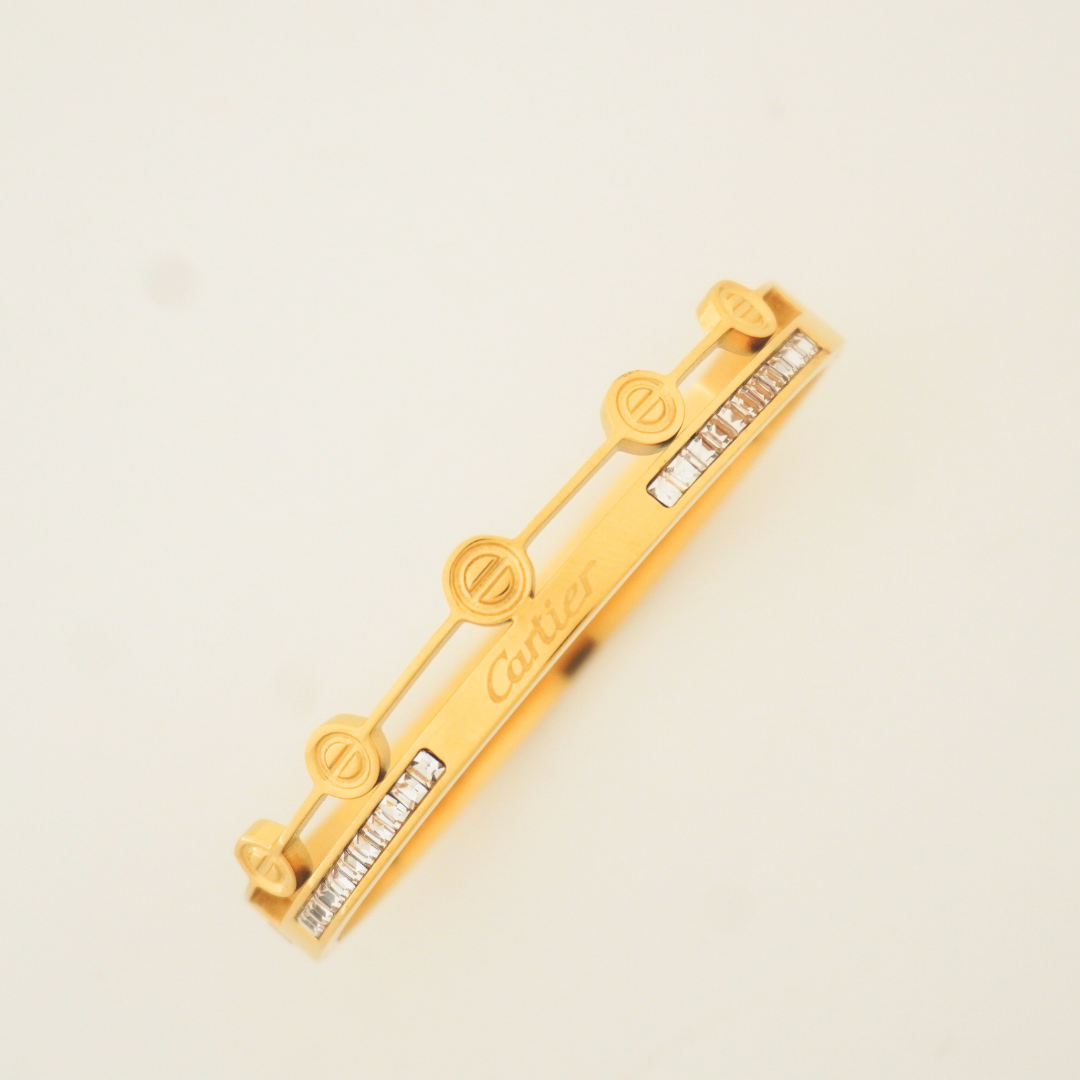 Carti Muse Dual-Band Gold Bracelet – Tiny Wrist